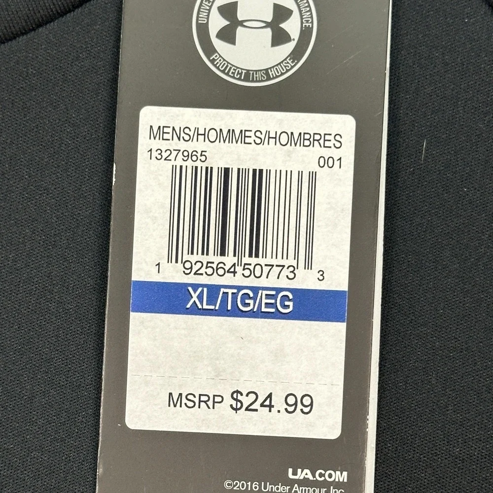 Under Armour Velocity‎ Shirt Men's Size XL Moisture Wick Short Sleeve 1327965